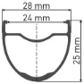 DT Swiss Gr 1600 Spline Db 650b Disc Landeveissykkelens Bakhjul