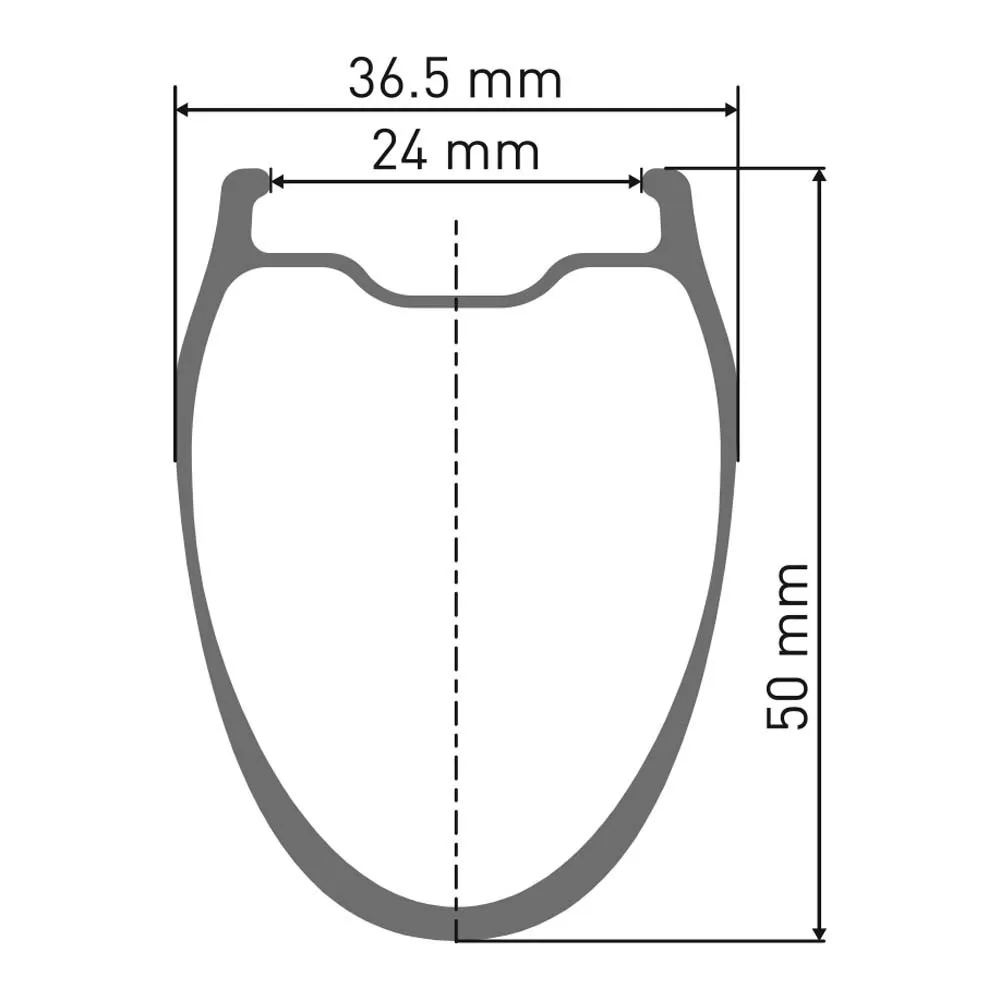DT Swiss GRC 1400 700C Dicut 50 Bakhjul DT Swiss GRC 1400 700C Dicut 50 Bakhjul