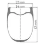 DT Swiss GRC 1400 Spline DB 42 28" Bakhjul