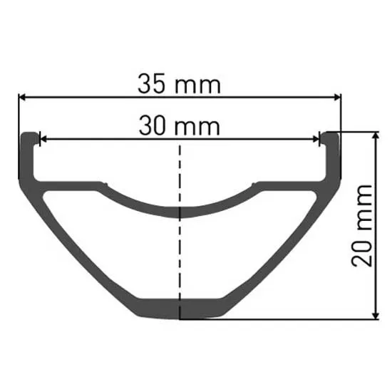 DT Swiss H 1900 Spline 30 29´´ Cl Disc Tubeless Bakhjul