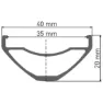 DT Swiss H 1900 Spline 35 27.5´´ 6b Disc Tubeless Mtb Bakhjul