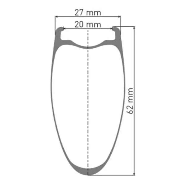 DT Swiss Hec 1400 Spline 20 Cl Disc Tubeless Forhjul For Landeveissykkel, Black, 12 x 110mm