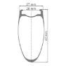 DT Swiss Hec 1400 Spline 20 Cl Disc Tubeless Forhjul For Landeveissykkel, Black, 12 x 110mm