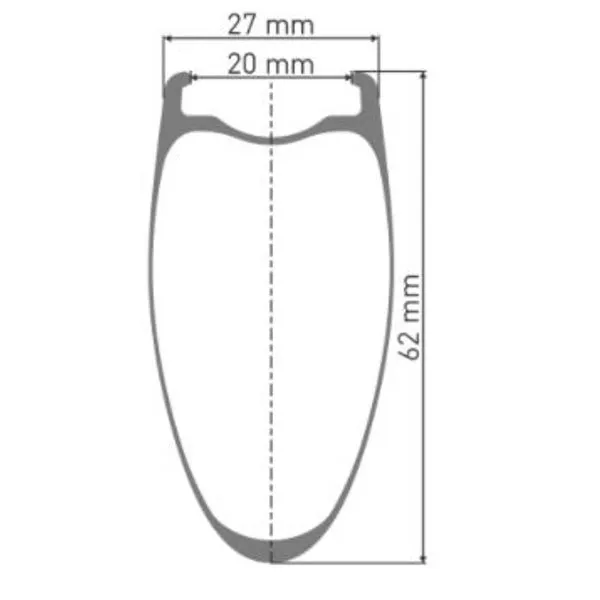 DT Swiss Hec 1400 Spline 20 Cl Disc Tubeless Landeveissykkelens Bakhjul