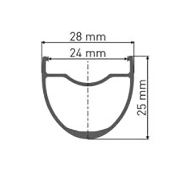 DT Swiss Hg 1800 Spline 24 Cl Disc Tubeless Forhjul For Landeveissykkel, Black, 12 x 100mm