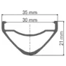 DT Swiss Hx 1700 Spline 30 27.5´´ 6b Disc Tubeless Mtb Bakhjul, Black, 12 x 148mm, Shimano Micro Spline