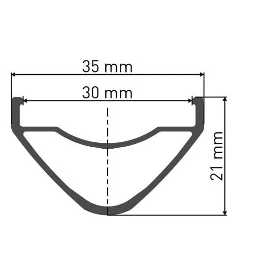 DT Swiss HX 1700 Spline LS Bakhjul