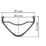 DT Swiss HX 1700 Spline LS Bakhjul