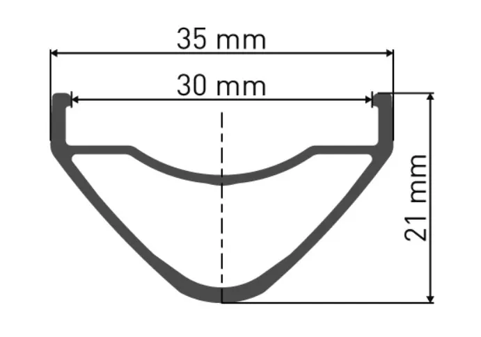 DT Swiss HX 1700 Spline LS Framhjul, Black, 15 x 110mm
