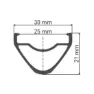 DT Swiss Hx 491 25 Mm Vl 6.5 Mm Felg, Black, 29" 28H