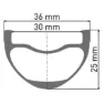 DT Swiss Hxc 1501 Spline 30 29´´ Cl Disc Tubeless Forhjul, Black, 15 x 110mm