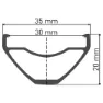 DT Swiss M 1900 Spline DB 20 Bakhjul