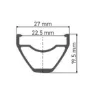 DT Swiss M 442 Vl 6.5 Mm Felg, Black, 650B-27.5" 28H