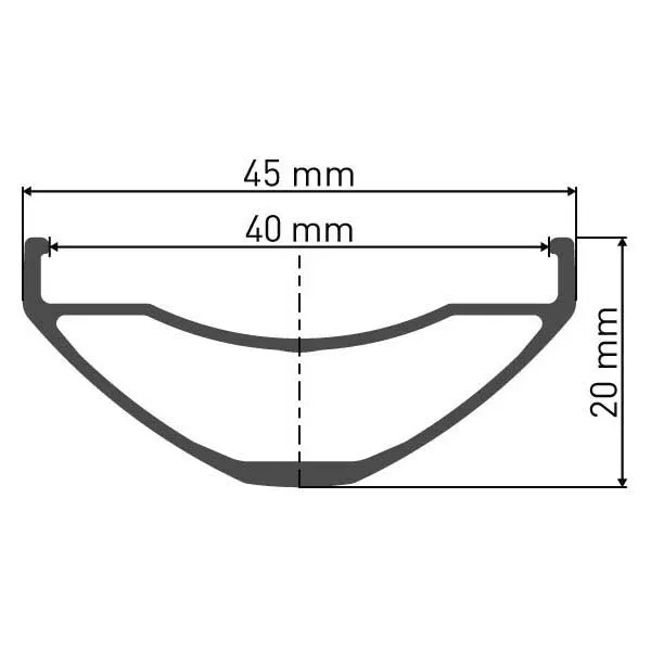 DT Swiss M 582 584-40 Mm Felg, Black, 650B-27.5" 28H DT Swiss M 582 584-40 Mm Felg, Black, 650B-27.5" 28H