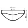 DT Swiss M 582 584-40 Mm Felg, Black, 650B-27.5" 28H
