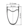 DT Swiss Pr 1400 Dicut 32 Tubeless Landeveissykkelens Bakhjul Refurbished, Black, 5 x 130mm