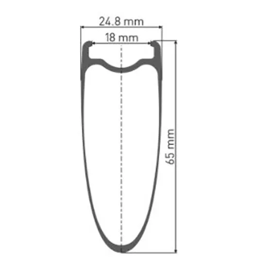 DT Swiss Prc 1400 Spline 65 Cl Disc Tubeless Forhjul For Landeveissykkel, Carbon, 12 x 100mm DT Swiss Prc 1400 Spline 65 Cl Disc Tubeless Forhjul For Landeveissykkel, Carbon, 12 x 100mm