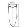 DT Swiss Prc 1400 Spline 65 Cl Disc Tubeless Forhjul For Landeveissykkel, Carbon, 12 x 100mm