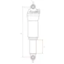 DT Swiss R 232 One Trunnion Mount Støtdemper, Black, 55mm, 185mm