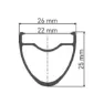 DT Swiss Rr 481 Db Felg, Black, 650B-27.5" 28H
