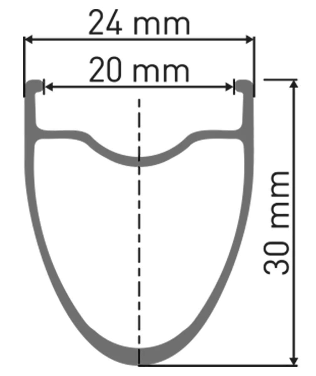 DT Swiss T 1800 Classic 30 Framhjul, Black, 9 x 100mm