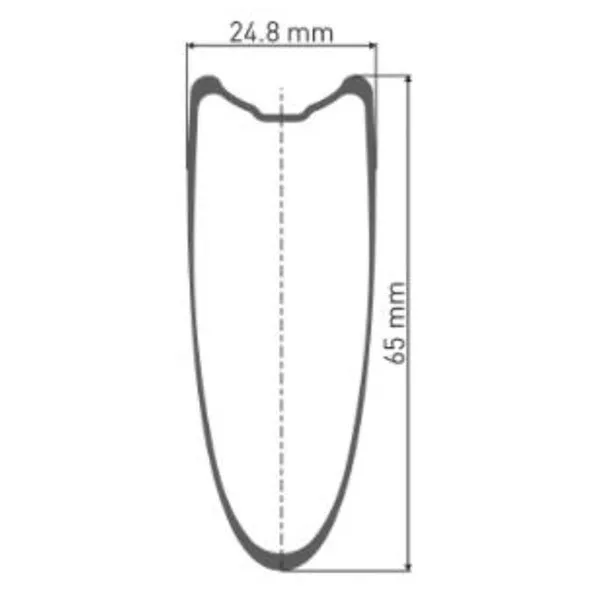 DT Swiss Trc 1400 Dicut 65 Tubular Landeveissykkelens Bakhjul, Black, 12 x 120mm