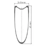 DT Swiss Trc 1400 Dicut 65 Tubular Landeveissykkelens Bakhjul, Black, 12 x 120mm