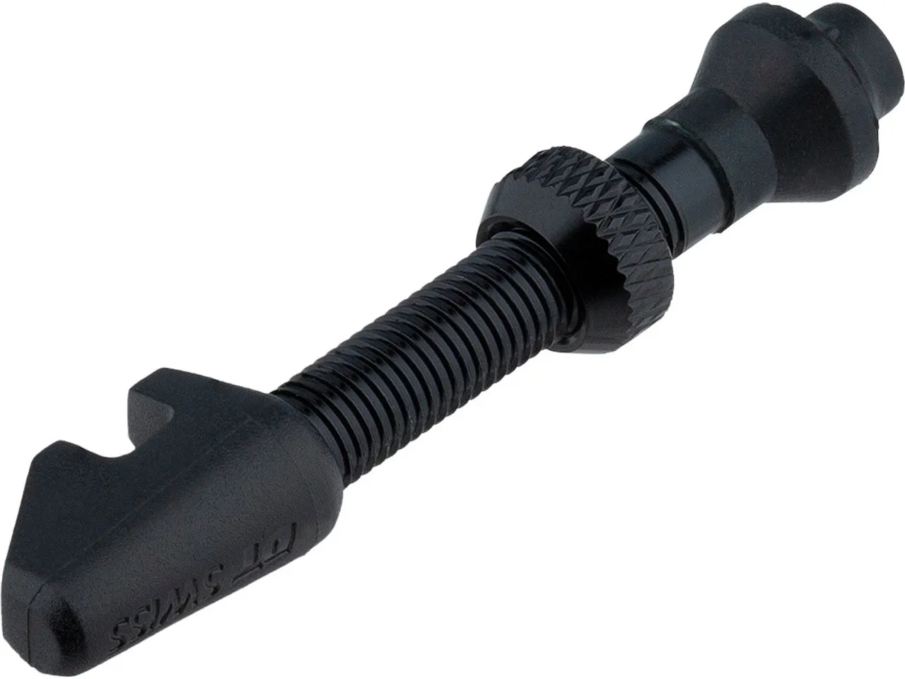 DT Swiss Tubeless-Ventil Cyl Nut für symmetrische Felgen, Svart