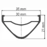 DT Swiss Xm 481 27.5´´ 30 Mm Std Vi Disc Tubeless Mtb-felg