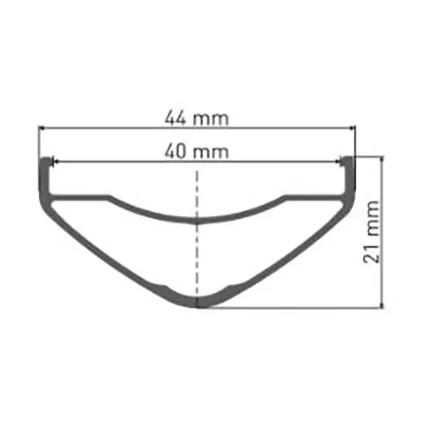 DT Swiss Xm 551 Disc Felg, Black, 650B - 27.5" 2 DT Swiss Xm 551 Disc Felg, Black, 650B - 27.5" 2