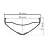DT Swiss Xm 551 Disc Felg, Black, 650B - 27.5" 2