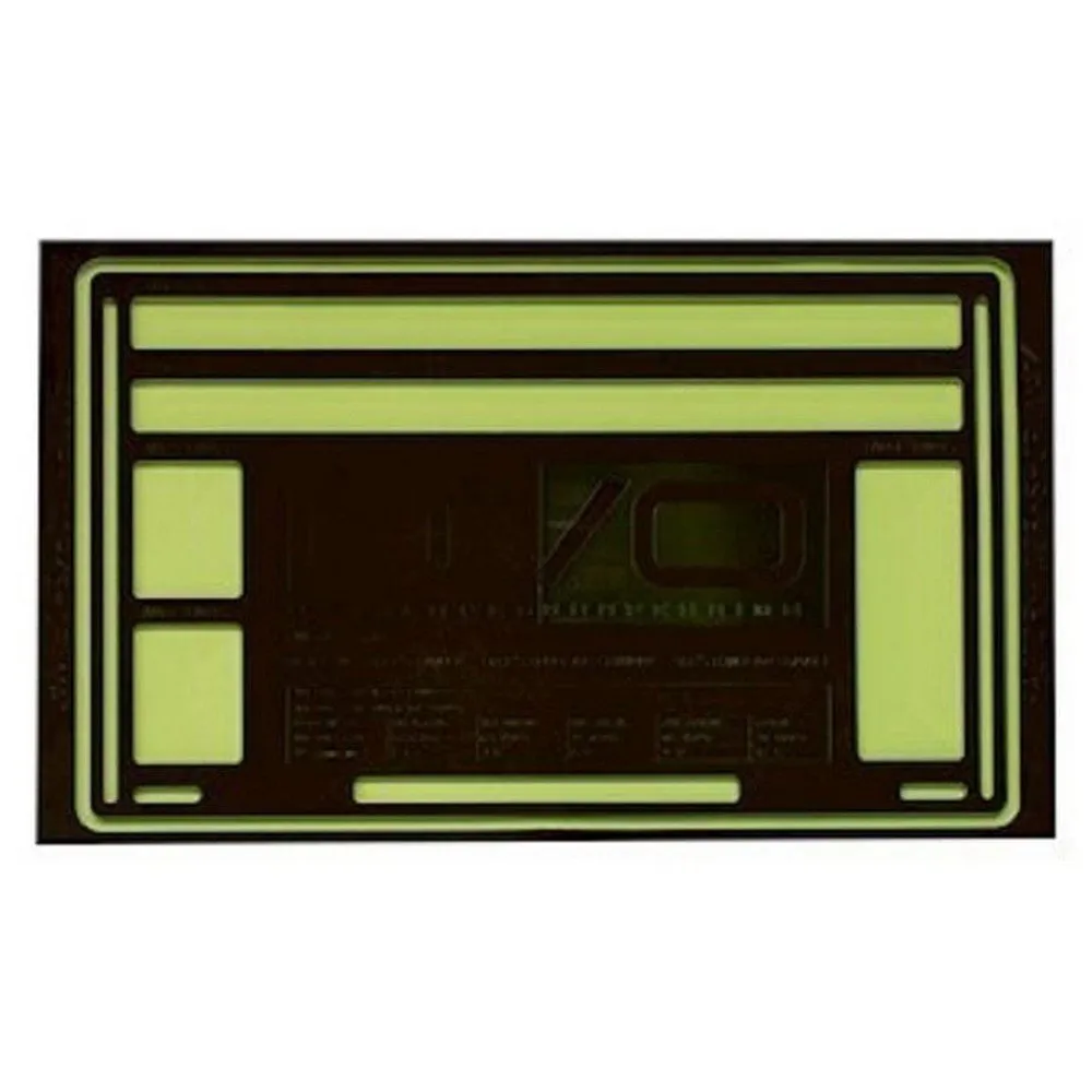 DVO Suspension Arbeidsmatte Counter Top, Black / green, One Size