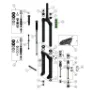 DVO Suspension D1 Ott Onyx 38 Ref 14 Servicesett, Black, One Size