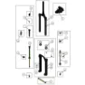DVO Suspension Diamond D2 Bakre Støtdemper Returknappsett, Black, One Size