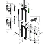 DVO Suspension Onyx 38 Ref 3 Gaffeltetningssett DVO Suspension Onyx 38 Ref 3 Gaffeltetningssett
