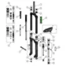 DVO Suspension Onyx 38 Wp Ref 14 Servicesett, Black, One Size