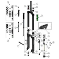 DVO Suspension Onyx 38 Wp Ref 9 Damper Patron DVO Suspension Onyx 38 Wp Ref 9 Damper Patron
