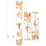 Orange / white