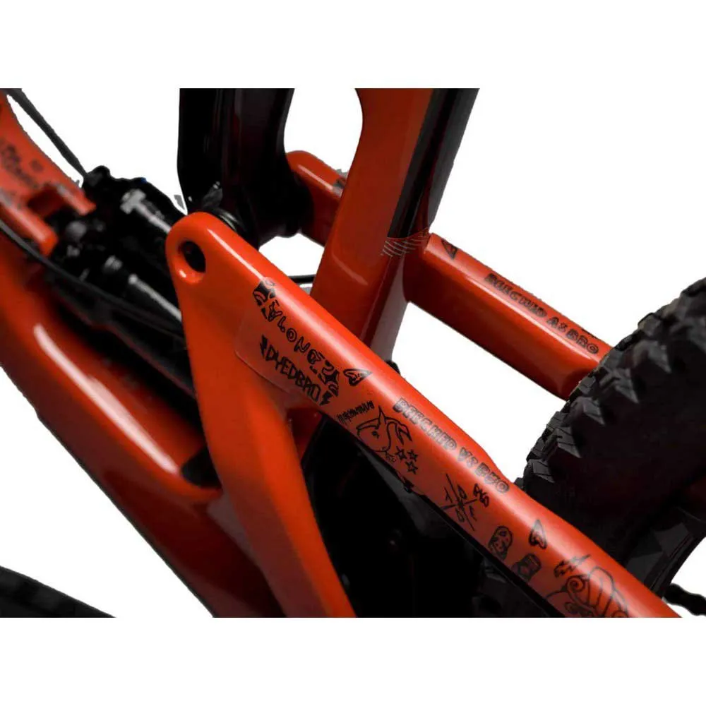 Dyedbro Nz Enduro 2018 Rammesikringsklistremerker, Black, One Size Dyedbro Nz Enduro 2018 Rammesikringsklistremerker, Black, One Size