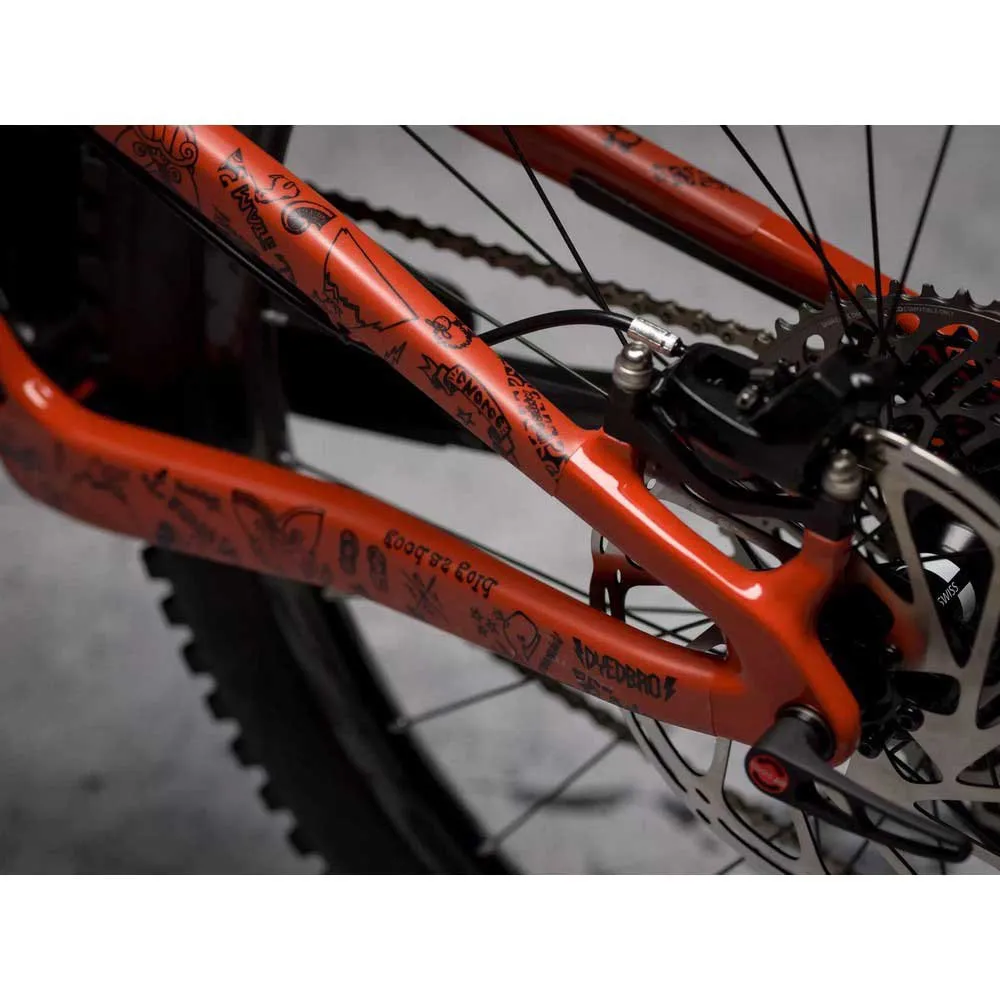 Dyedbro Nz Enduro 2018 Rammesikringsklistremerker, Black, One Size Dyedbro Nz Enduro 2018 Rammesikringsklistremerker, Black, One Size