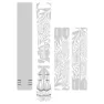 Dyedbro Psycho Rammesikringsklistremerker, White, One Size