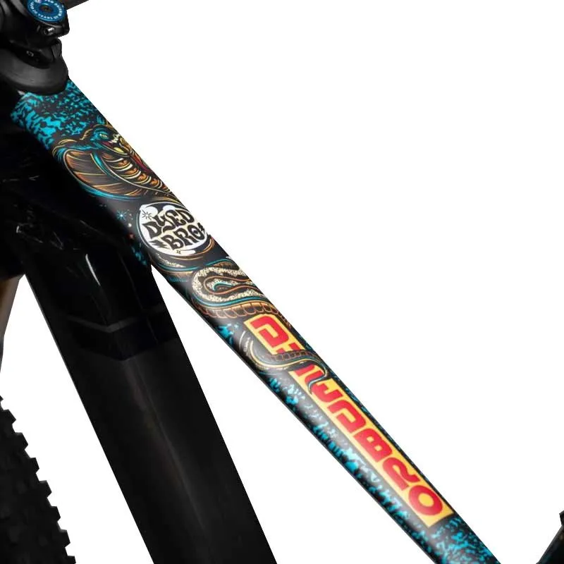 Dyedbro Rrr E-bike Rammesikringsklistremerker, Matte multicolor, One Size Dyedbro Rrr E-bike Rammesikringsklistremerker, Matte multicolor, One Size