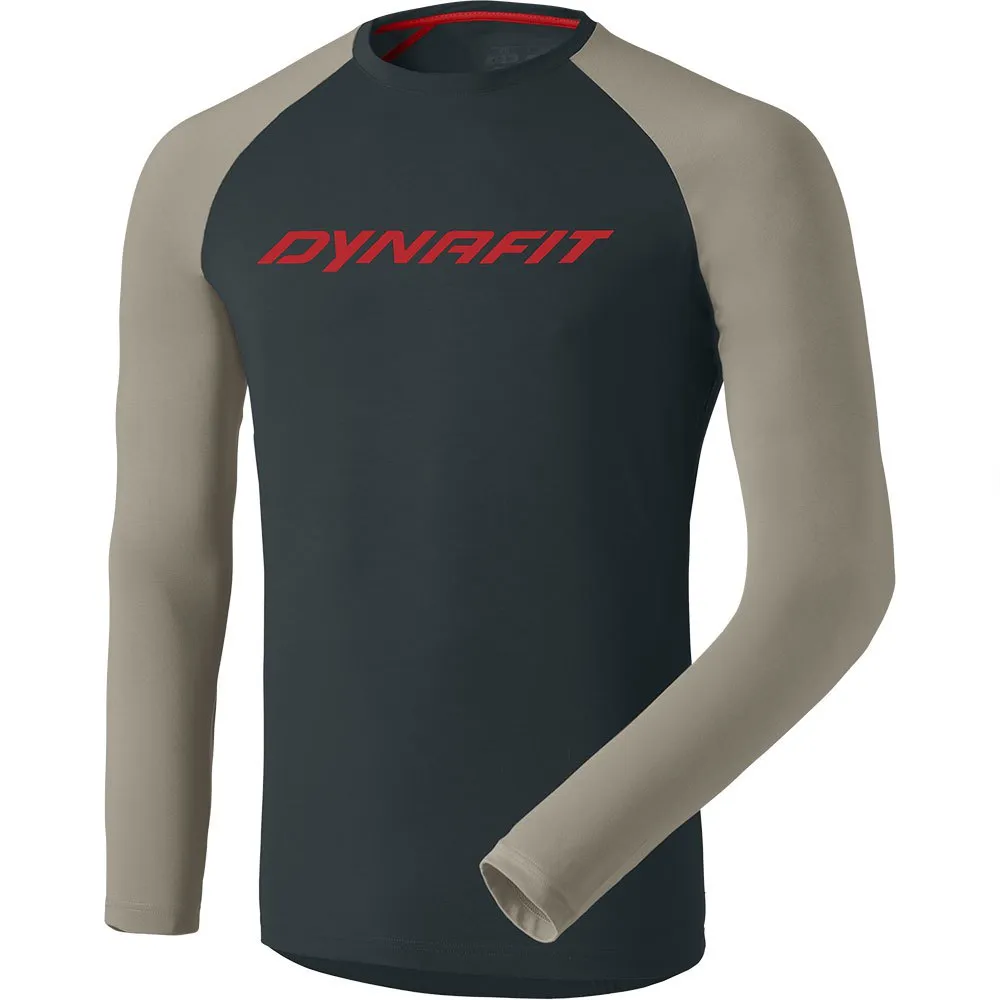 Dynafit 44401 Langarmet T-skjorte, Blueberry / rock khaki Dynafit 44401 Langarmet T-skjorte, Blueberry / rock khaki