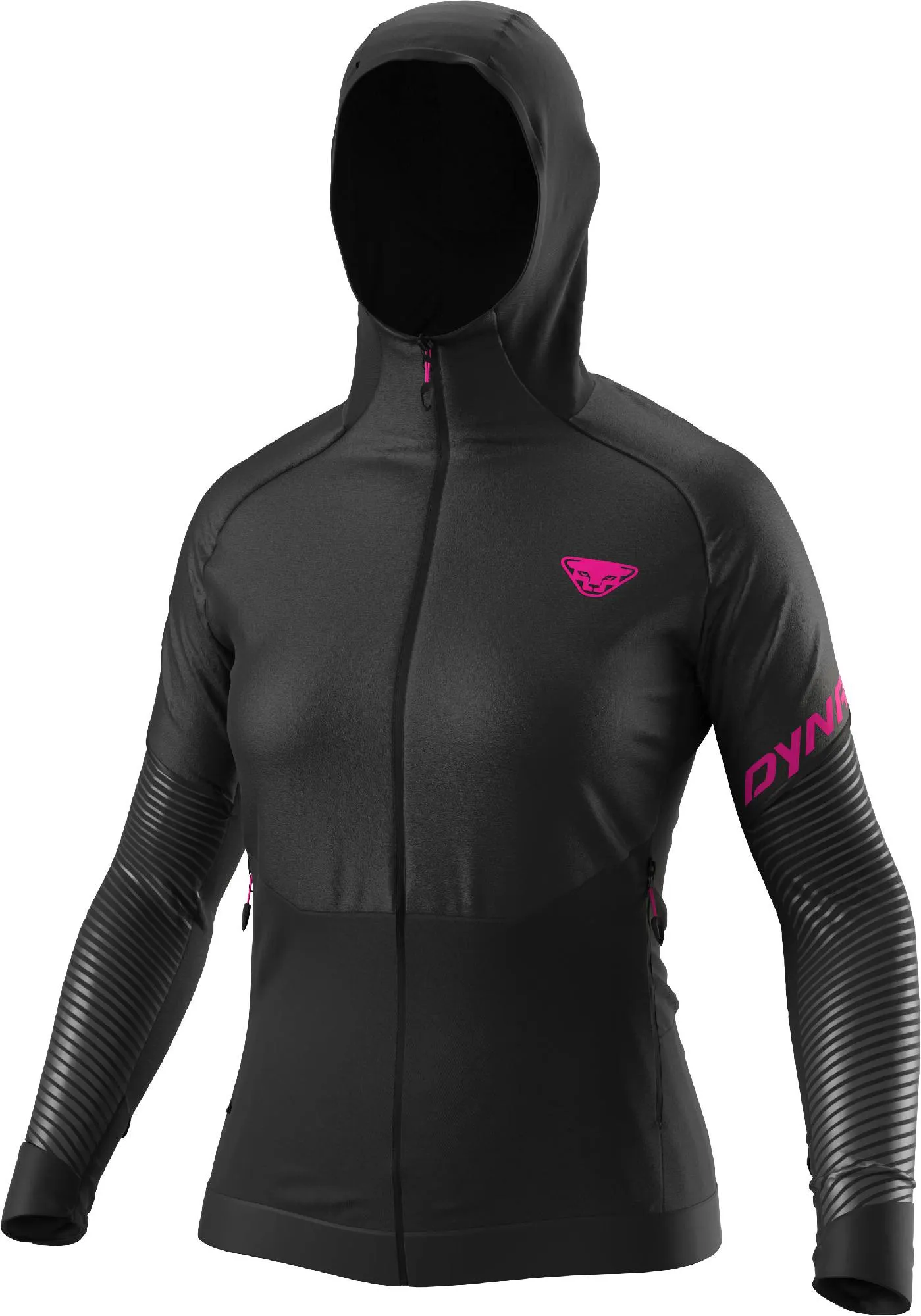 Dynafit Alpine Reflective JKT W, Black out/pink glo