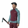 Dynafit Transalper Light Polartec Fleece Genser Med Hel Glidelås, Storm blue
