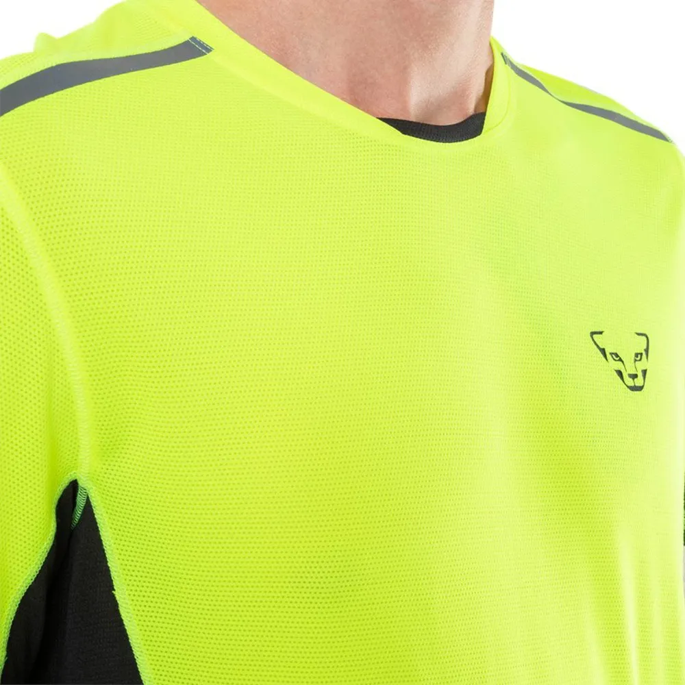 Dynafit Vertical 2.0 Kortarmet T-skjorte, Neon yellow