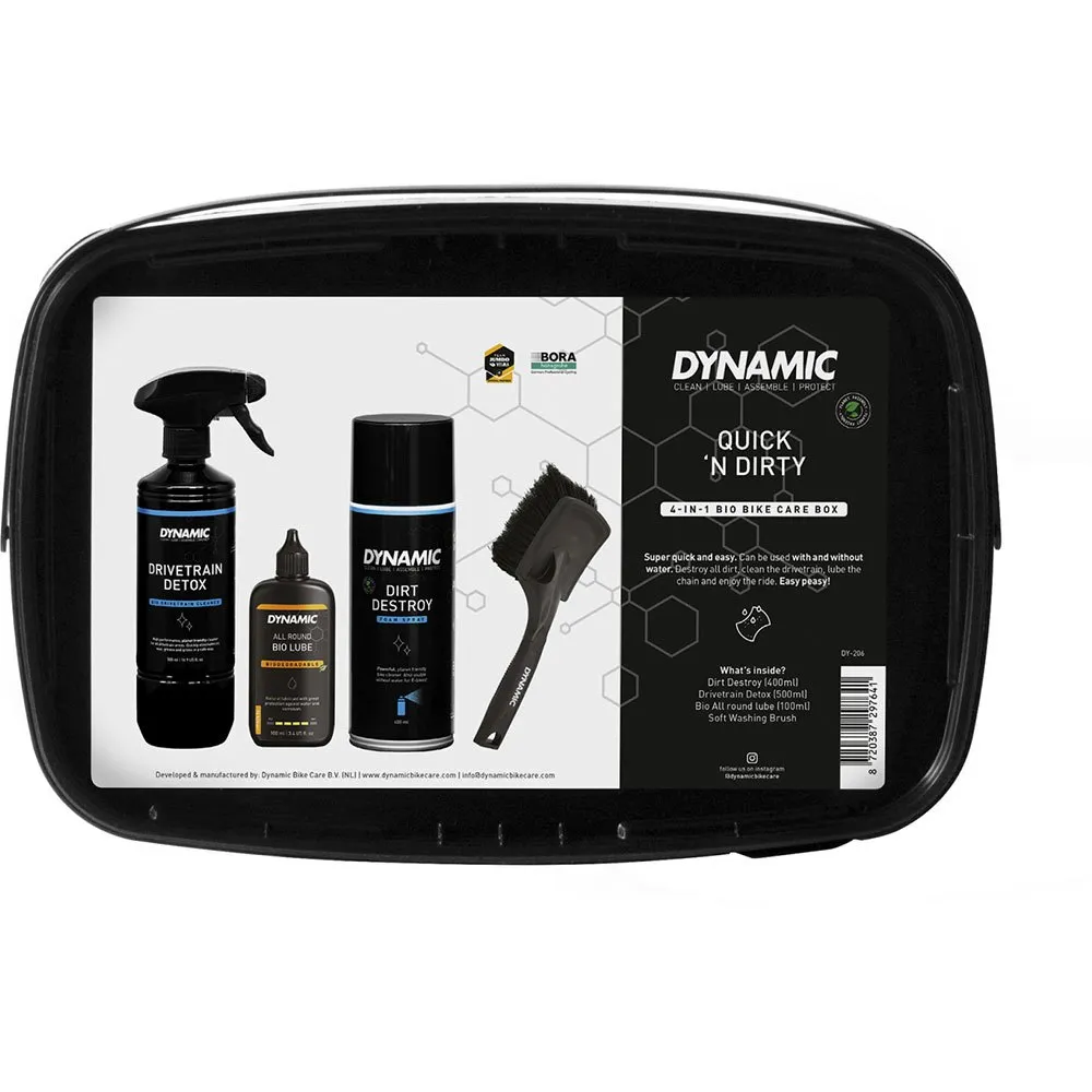Dynamic Quick´n Dirty Rengjøringssett, Black, One Size Dynamic Quick´n Dirty Rengjøringssett, Black, One Size