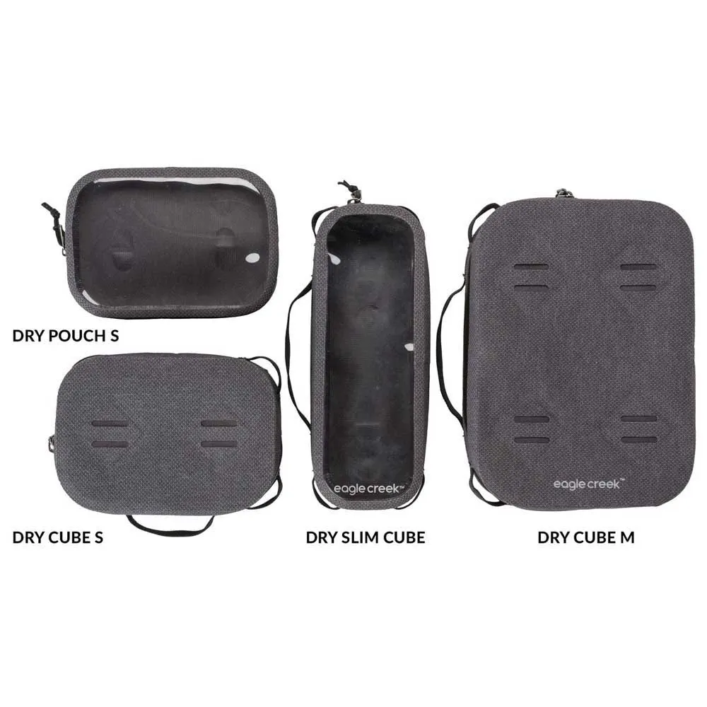 Eagle Creek Pack-it Dry Slim Cube Bagasjeorganisering, Graphite, One Size Eagle Creek Pack-it Dry Slim Cube Bagasjeorganisering, Graphite, One Size