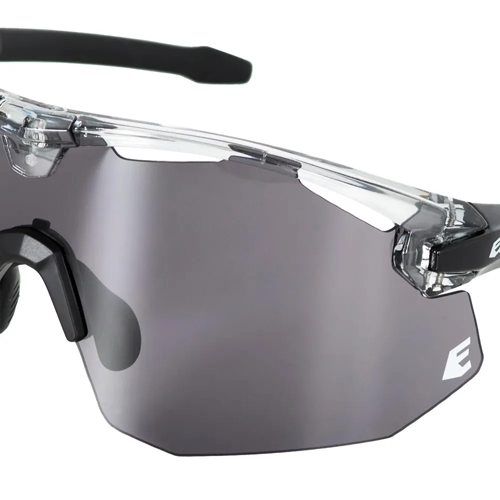 Eassun Giant Solbriller, Light grey / glossy black, Smokes/CAT2