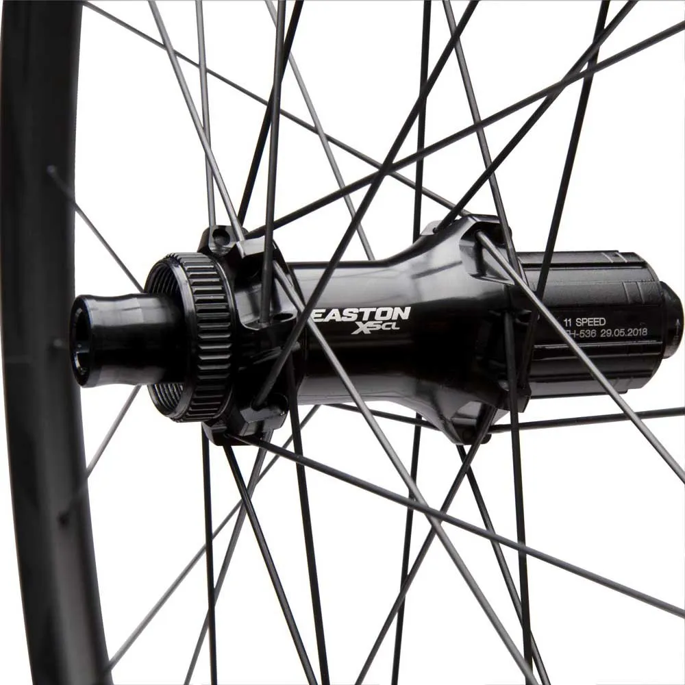 Easton Ea70 Ax 700c Disc Tubeless Landeveissykkelens Bakhjul, Black, 12 x 135mm, Shimano/Sram HG